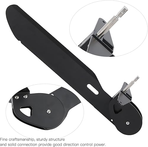 Timone per Kayak, Timone per Canoa Lega di Alluminio Kit Attrezzatura per Il Controllo della Direzione del Piede del Timone della Barca da Pesca per Kayak - Ysert
