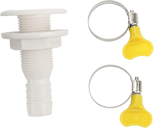 Tubo per Pompa di Sentina a Prova di Tenuta Kit Idraulico per Pompa di Sentina Marina con Fascette Stringitubo Passascafo per Barche Yacht Camper - Ysert