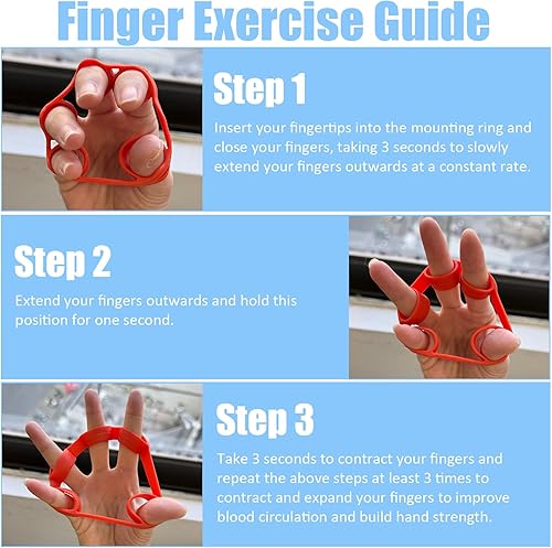 3 Pezzi Pallina Antistress Mano Terapia, Palla per Allenamento Delle Mani, Barella per Dita in Silicone per la Terapia Delle Mani per l'artropatia, Palline Antistress Terapeutiche - Ysert