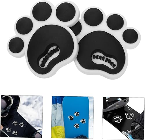 Adesivi da Sci Tavola da Neve Adesivi per Skateboard Adesivi Snowboard Snowskate Decalcomania da Sci Adesivo Antiscivolo per Pattinaggio Gel di Silice Black - Ysert