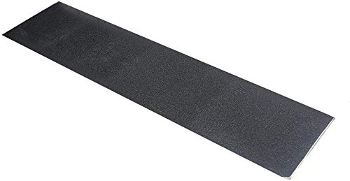 Nastro adesivo per skateboard, 83,8 x 22,9 cm, senza bolle, impermeabile, nero con impugnatura per scooter, carta vetrata per rollboard, pedale, sedia a rotelle, gradini (84 x 23 cm) - Ysert