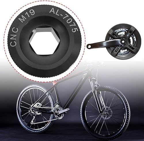 eMagTech 2 Pezzi Bullone Di Fissaggio Della Pedivella Da Per Mountain Bike Bici Da Strada Fissare La Guarnitura E La Ruota Della Pedivella Adatto Per La Vite Della Pedivella - Ysert