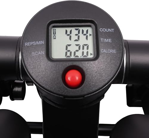 Mini Stepper Machine Stepper Fitness Stepper Fitness Appartamento Altezza Regolabile con Display a LED e Fascia di Resistenza Attrezzature Fitness,Ideale per la casa, appartamento,Palestra - Ysert