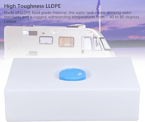 Serbatoio di Stoccaggio dell'Acqua Dolce per Camper, 20,47 X 13,39 X 5,51 Pollici Serbatoio di Stoccaggio dell'Acqua per LLDPE Serbatoio d'Acqua Dolce da 5 Galloni per - Ysert
