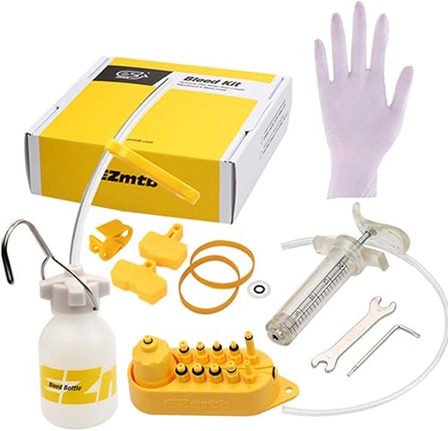 Kit di spurgo per freni a disco idraulici, per bicicletta MTB, set di strumenti di riparazione per freni a disco Shimano, Magura, Tektro e Sram. - Ysert