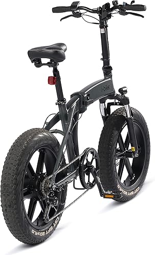 Orso Ita99, Bicicletta Elettrica Ripiegabile Unisex Adulto, Nero, 175.5 x 130.5 x 30.5 Cm - Ysert