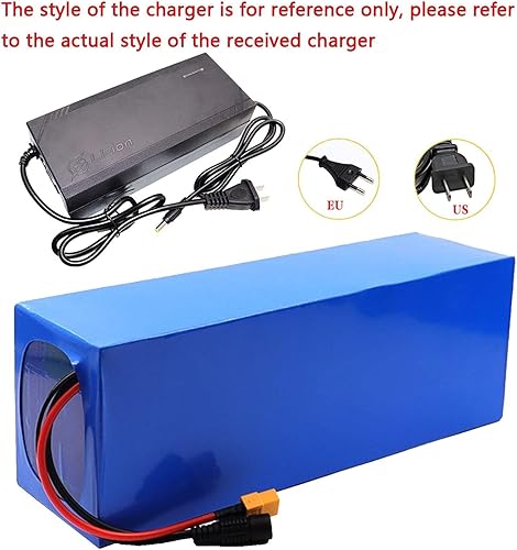 Batteria al Litio Ricaricabile Personalizzabile da 72 V 60 Ah, Pacco Batteria al Litio con Caricabatterie e BMS, Spina Anderson, per Motore da 1000 W a 5600 W - Ysert