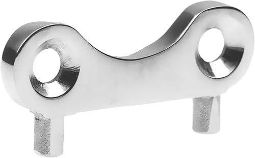 Barca Serbatoio Deck Filler Chiave di Ricambio Barca Durevole Deck Riempimento Chiave Piastra in Acciaio Inox 316 Heavy Duty Marine Gas cap Aperto Strumento di Sostituzione for Deck Filler 3 Pezzi - Ysert