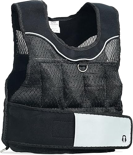 CAP Barbell (HHWV-CB020C) Gilet ponderato regolabile, 9,1 kg - Ysert