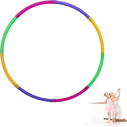 Hula Hoop 8 sezioni,Hula Hoop per Bambini,Cerchio di Fitness Rimovibile,Diametro 72cm - Ysert