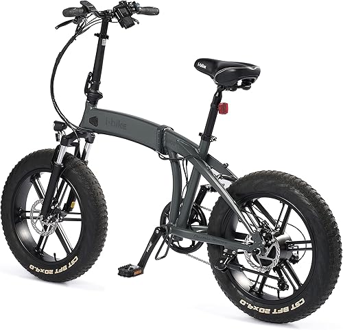 Orso Ita99, Bicicletta Elettrica Ripiegabile Unisex Adulto, Nero, 175.5 x 130.5 x 30.5 Cm - Ysert