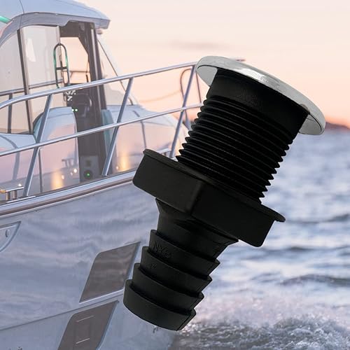 Scafi Passanti in Acciaio Inossidabile in Nylon per Barche, Scarico per ombrinali per impieghi gravosi per Diametro del Tubo Flessibile da per sentina Pompa, 1-1/4“(31.75mm) - Ysert