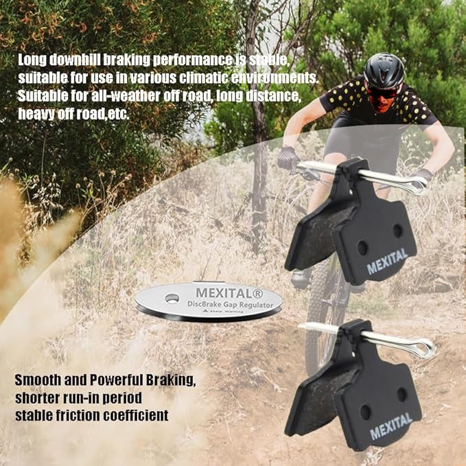 MEXITAL 2 coppie Pastiglie freno a disco per MAGURA MT2 MT4 MT6 MT8 - Ysert