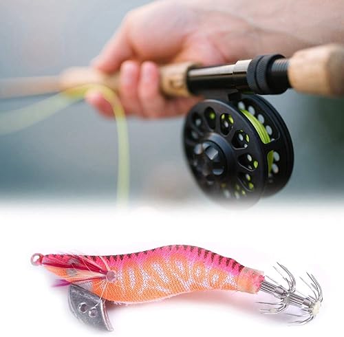 Calamari Esche da Pesca Gamberetti Esche, Jigging Esche Pesca Gamberetti, Gamberetti Esche Seppie per Polpo per Calamari - Ysert