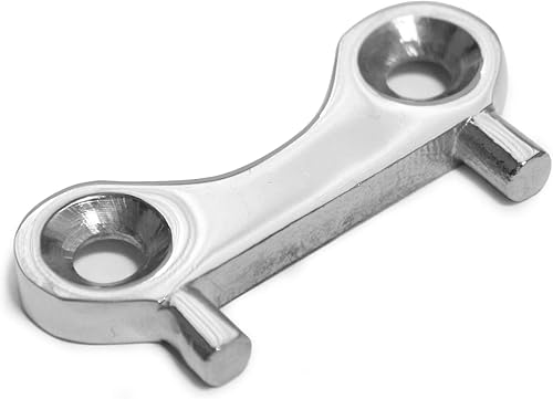 Barca Serbatoio Deck Filler Chiave di Ricambio Barca Durevole Deck Riempimento Chiave Piastra in Acciaio Inox 316 Heavy Duty Marine Gas cap Aperto Strumento di Sostituzione for Deck Filler 3 Pezzi - Ysert