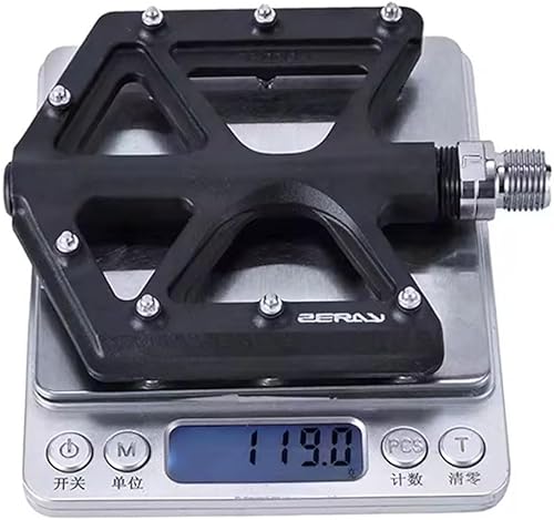 ZP-D213 Pedali per piattaforma MTB, Gravel, Enduro, Urbano, BMX, in nylon + fibra di carbonio con tasselli antiscivolo - Ysert