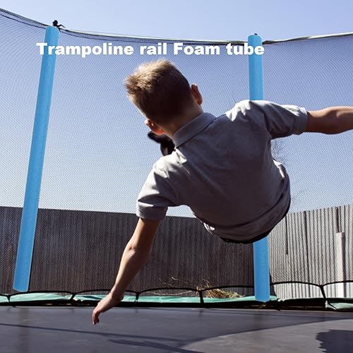 Accessori per trampolini, Schiuma del Pole di Trampolino, Tubi in Schiuma 12pcs Pulli per Salto Morbido Cover 15,75 Pollici di Maniche protettive di Tubo di Schiuma Blu - Ysert