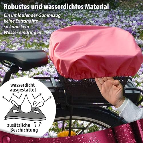 Nice 'N' Dry, Copertura e protezione antipioggia per il cestino della bicicletta - Ysert