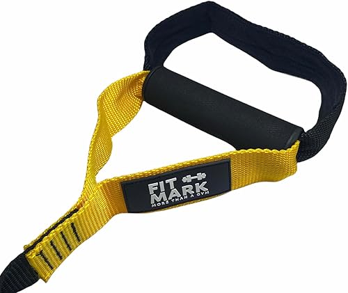 TRX, sistema di allenamento a sospensione, giallo, con ancoraggio regolabile, per fitness a casa, viaggi e allenamento in interni ed esterni. - Ysert