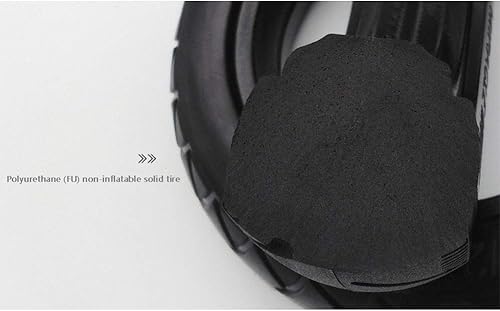 Pneumatici per Biciclette, 24x1.75 Pneumatici Antideflagranti da 24 Pollici Gomme Piene, Senza Bisogno di Inflazione, Bassa Resistenza, Nero - Ysert