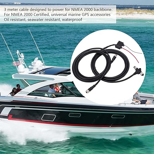 Fockety NMEA 2000 Starter Kit, IP67 Impermeabile, Cavi Dorsali Universali, Cavi Drop Tees Terminatori, Kit per NMEA 2000, Accessori GPS Marittimi - Ysert