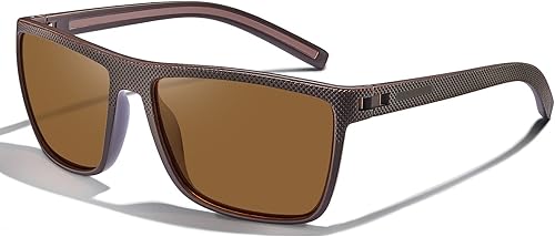AVAWAY Occhiali da sole polarizzati da uomo stile classico protezione UV occhiali da uomo per guida wandern viaggio lenti polarizzate in acetato - Ysert