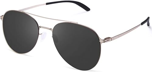 AVAWAY Occhiali da sole polarizzati da uomo stile classico protezione UV occhiali da uomo per guida wandern viaggio lenti polarizzate in acetato - Ysert
