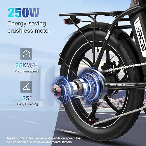 Bici elettrica per adulti Pieghevole Massimo 90 km (effetto ambientale) Batteria rimovibile 36V 12ah, sospensione anteriore della vettura. E-Bike per adulti da 20'. 7 -velocità - Ysert