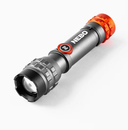 NEBO Davinci Flex 450 - Torcia Potente Ricaricabile - Tecnologia Flex-Power, zoom regolabile 6x, clip a doppia direzione, base magnetica e modalità di illuminazione multiple - Ysert
