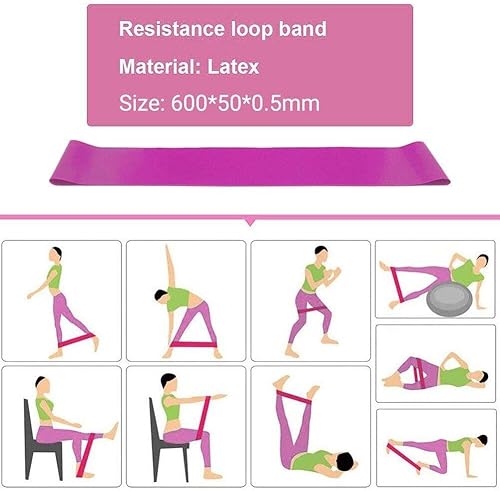 5 Pezzi Set di Attrezzature per Yoga Palla per Yoga Esercizio Ginnastica Fitness Pilates Palla Esercizio Yoga Blocchi Fascia per Resistenza - Ysert