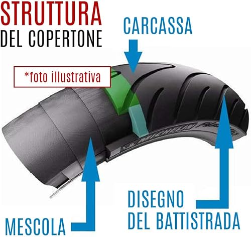 EBA16NED 2 COPERTONI Neri + 2 Camera d'Aria 16 X 1.75 (44-305) City Bike Bicicletta Bambino - Ysert