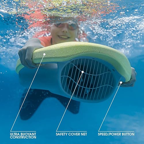 Asiwo Tavoletta da Nuoto elettrico, Nuoto Kickboard Attrezzatura per l'allenamento Kickboard elettrico Piscina per sport acquatici a 3 velocità per adulti e bambini - Ysert