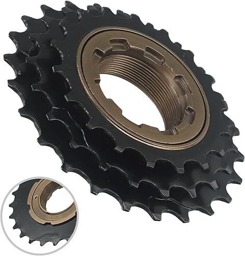 Ruota libera per bici, 3 velocità 118-21-24T cassetta pignone in acciaio per bicicletta ruota libera pignone accessori per biciclette - Ysert