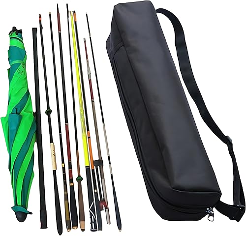 Copechilla Borsa da Pesca Impermeabile Addensato 84cm Borsa Canna da Pesca Nero Canna da Pesca e Attrezzatura per la Pesca Borsa di stoccaggio - Ysert