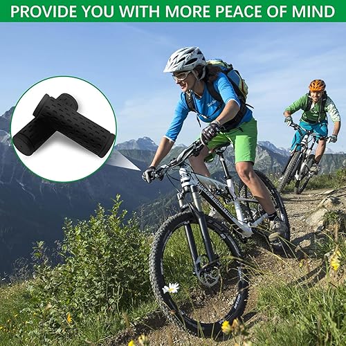 Manopole per Bici Bambino,Impugnature per Biciclette Antiscivolo in Gomma,Diametro 22,2mm,per MTB,BMX,Mountain,Downhill,Foldable,Urban Bicycles,Scooter - Ysert