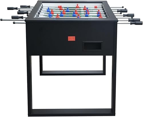 Calcio Balilla Professionale Socrate - Design Italiano Premium | Esperienza di Gioco Autentica - Gambe in Legno Massello - Aste Uscenti o Telescopiche, Piano Vetro Temperato - NG Biliardi - Ysert