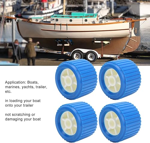 Rullo Oscillante a Coste, Rullo Oscillante per Barche DurabIity con Resistenza alle Alte Temperature, Rullo Oscillante a Coste 108x75x19mm per Barche, Marines, Yacht con - Ysert