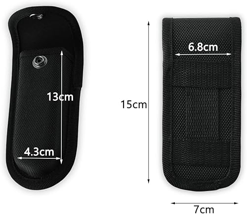 3 Pezzi Custodia per Coltelli in Tessuto Oxford, Fodero per Coltelli Pieghevole, Fondina per Coltello da Cintura, per Caccia all'Aperto Campeggio Escursionismo, lunghezza Interna 13 cm - Ysert