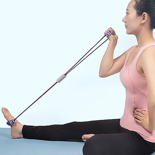 Fascia di Resistenza a Forma di 8, Fascia Elastica per Esercizi Versatile in PVC, Fascia Elastica per Esercizi di Stretching del collo Figura 8 per Casa, Palestra - Ysert