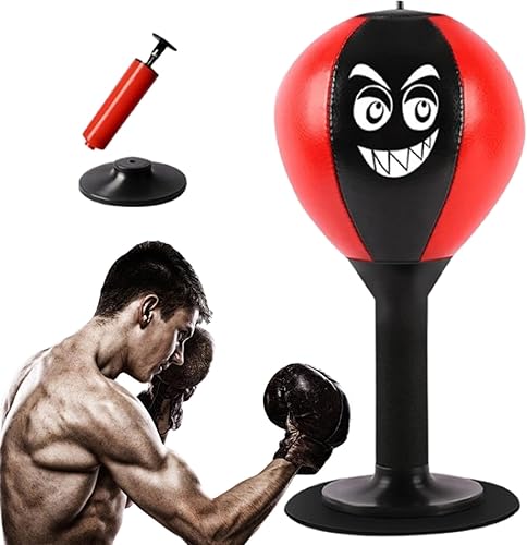 Punching Ball da Tavolo Punching Ball Bambini Pungiball da Tavolo Pera Veloce Boxe Sacco da Boxe Bambini Punchball con Ventosa Ad Alta Adesione per Adulti, Bambini, Casa, Scuola - Ysert