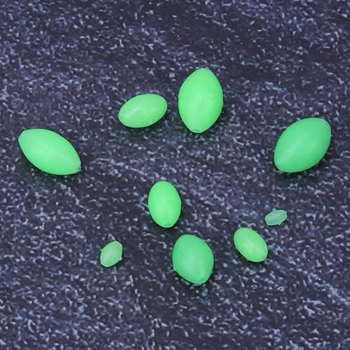 SUNGOOYUE Perle da Pesca Luminose, 900 Pezzi Multi Modello Perline da Pesca Glow Attrezzatura da Pesca per la Pesca All'aperto Acqua Dolce in Acqua - Ysert