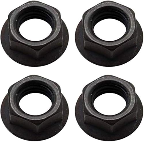 Cylingcolors - 4 Dadi a Stelo M10, Assi pedane quadrate, Fissaggio Manuale; Bicicletta Ciclo MTB, Strada Città Vintage - Ysert