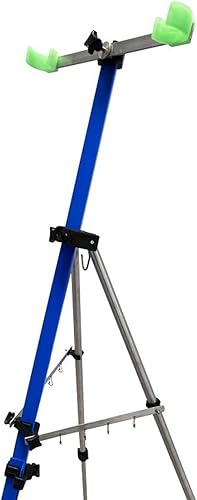 tripode pesca surfcasting telescopico 180 cm pesca dalla spiaggia moli scogliere - Ysert