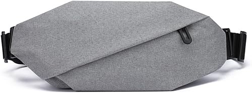 Borsa A Tracolla Da Uomo/Donna Con Tracolla Regolabile, Borsa A Tracolla Impermeabile Multiuso Impermeabile Sportivo Running Borsa Per Uomo E Donna,Per Viaggi, Ciclismo, Sport, Uso Al Lavoro (grigio) - Ysert