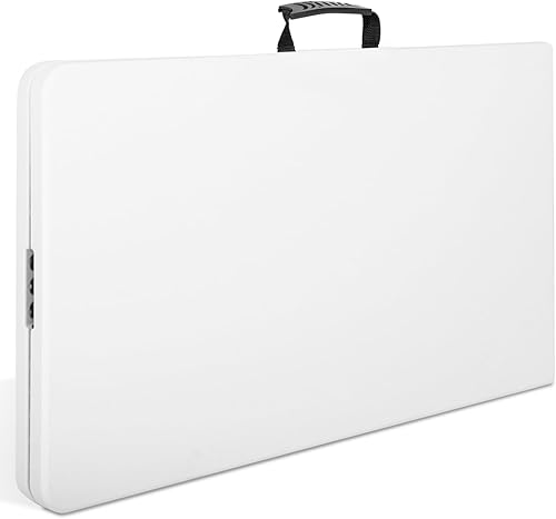 Set di 2 tavoli pieghevoli portatili 180 cm per campeggio o ricevimento - Ysert