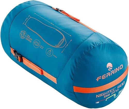 Ferrino Sacco a Pellet Nightec Blu/Grigio, Unisex, Adulti, Appassionati di Outdoor - Ysert
