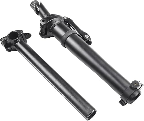Stelo pieghevole elettrico,Set di steli riser pieghevole regolabile per bici pieghevole,25,4 mm - Ysert