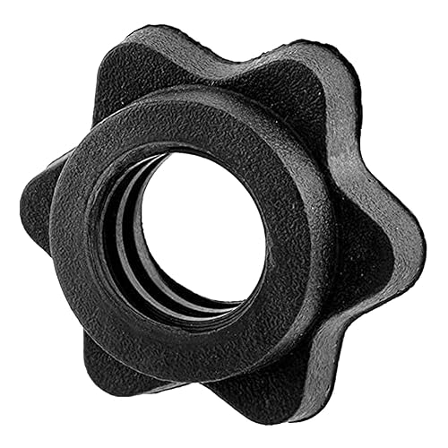 4 pz bilanciere Spinlock collare bilanciere esagonale dado di blocco collare vite per sollevamento pesi manubri - Ysert