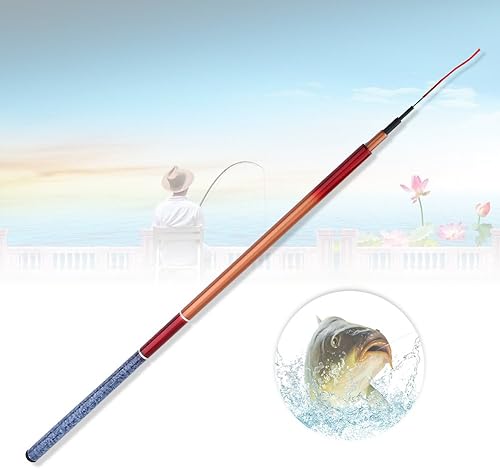 Spinning Fishing Rod, FRP Hand Glass Steel Pole Portable Telescopic Rod Freshwater Casting Hard Fishing Gear - Ysert
