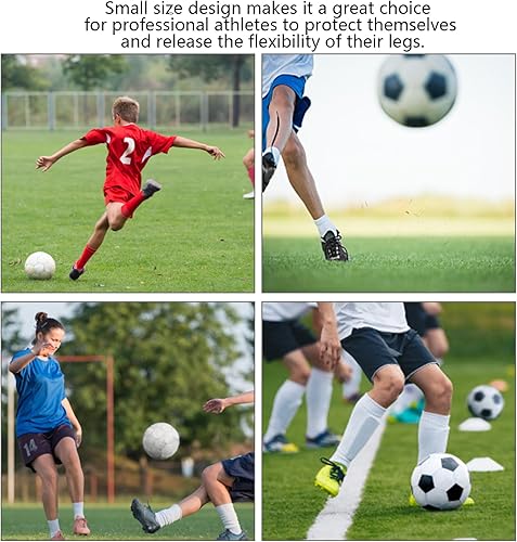 4pcs Mini Football Shin Pads, Parastinchi Calcio Professionali, Equipaggiamento Protettivo per Uomo, Donna, Bambini, Ragazzi, Ragazze, Ideale per Calcio e Altri Sport - Ysert